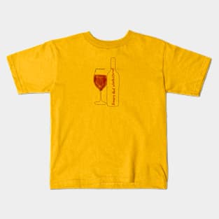 Benefits of red wine Kids T-Shirt